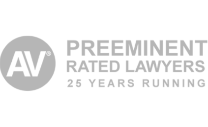 AV Preeminent Rated Lawyers 25 Years Running